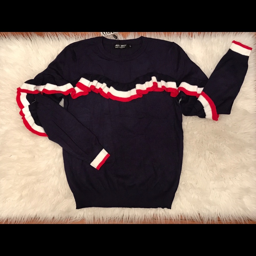 Cute Ruffle Sweater